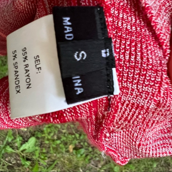 Yigal Azrouel red asymmetrical midi skirt S - Picture 10 of 13